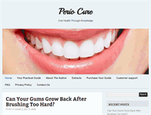 Tablet Screenshot of gingivitis-periodontitis-cures.com